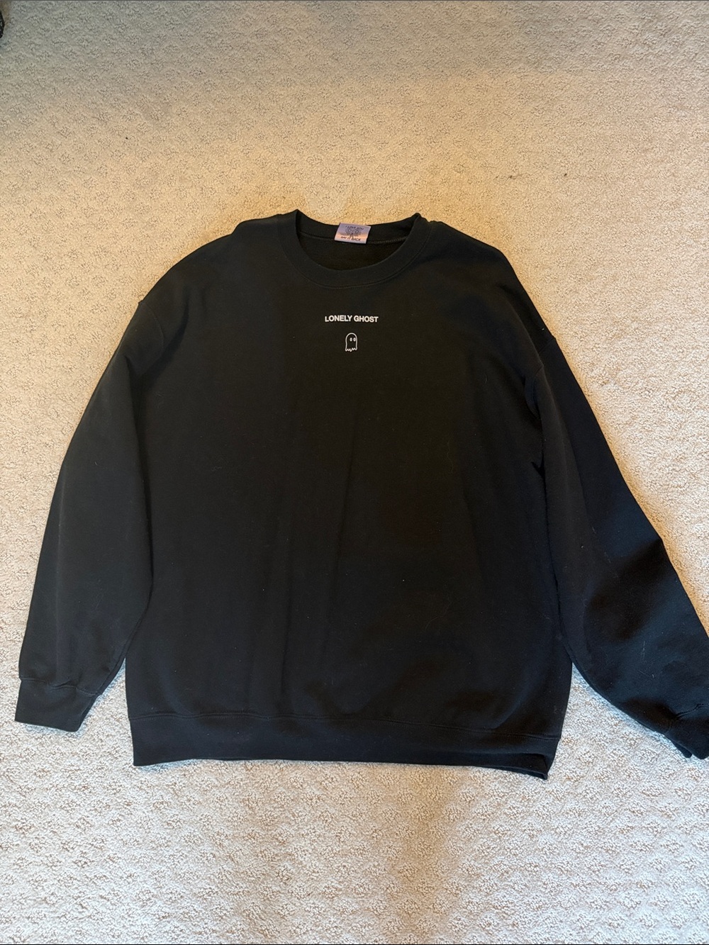 LONELY GHOST Black TMWYGH Crewneck Sweatshirt
